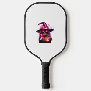 Palas De Pickleball Cinta rosa Halloween de gatos de sensibilización s