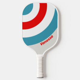 Palas De Pickleball Círculo de Thunderbird con franja y nombre