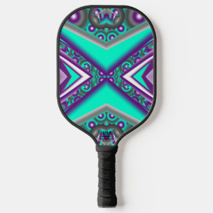 Palas De Pickleball Círculos concéntricos hasta el punto abstracto