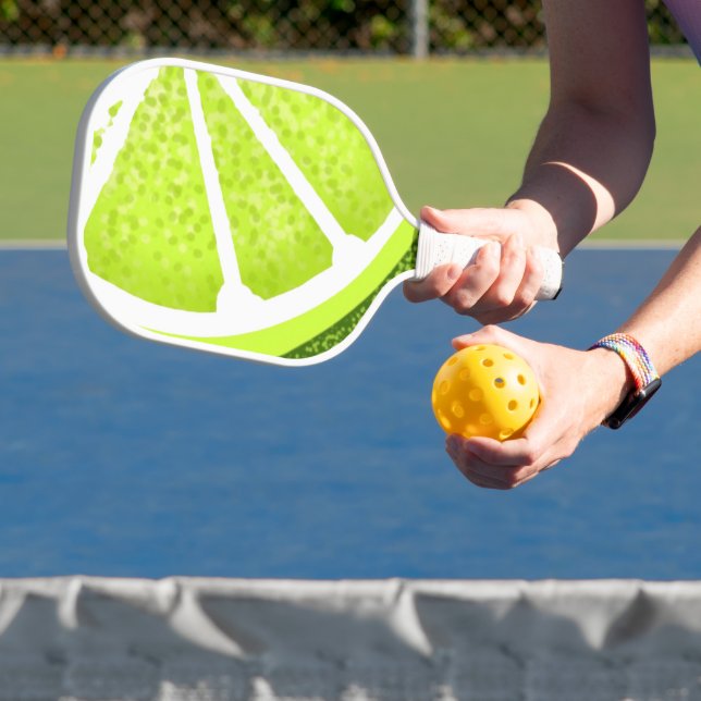 Palas De Pickleball Citrus Lime Wedge Slice (in situ)