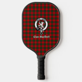 Palas De Pickleball Clan escocés MacDuff Tartán y placa Escudo