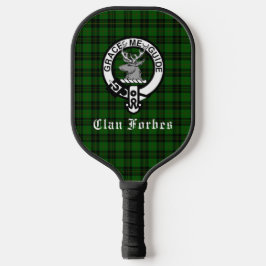 Palas De Pickleball Clan Forbes Tartán y placa Escudo