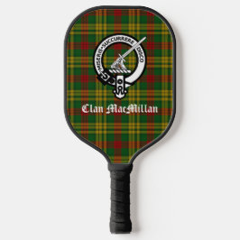 Palas De Pickleball Clan MacMillan Escudo Badge & Tartán