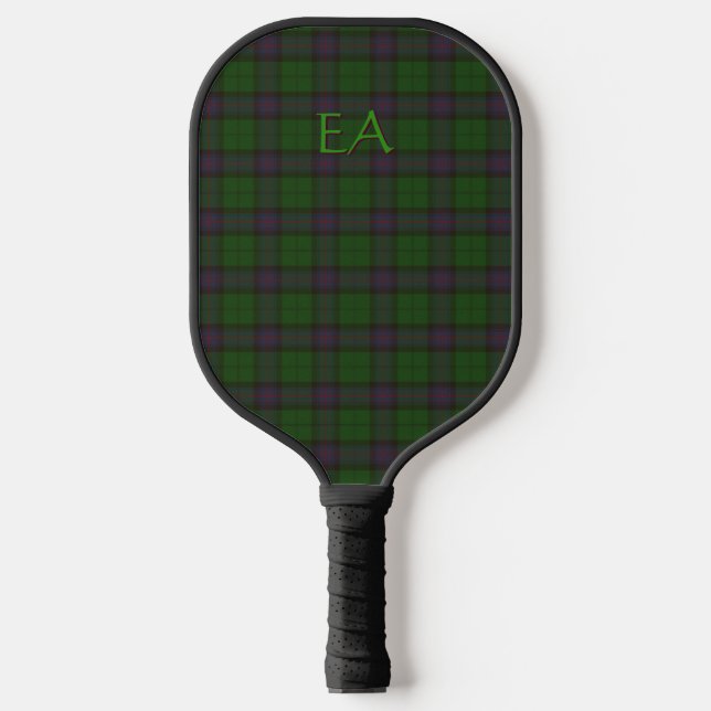 Palas De Pickleball Clan Oficial Armstrong Tartan con sus iniciales (Anverso)