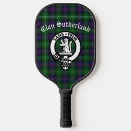 Palas De Pickleball Clan Sutherland Escudo y Tartán