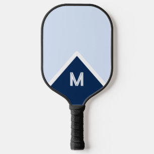 Palas De Pickleball Clásico Monograma Elegante
