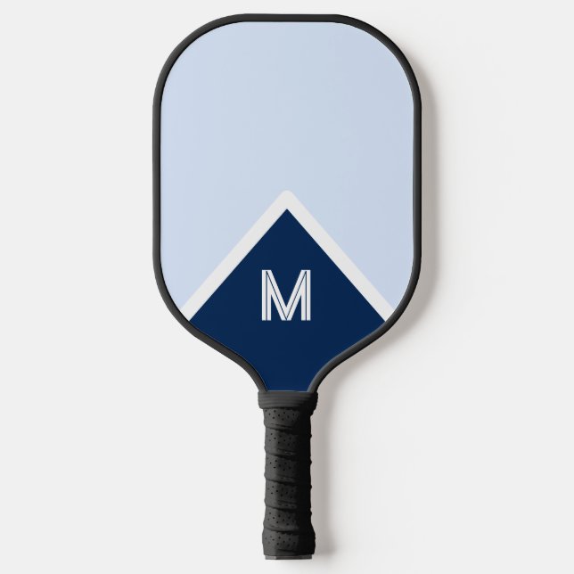 Palas De Pickleball Clásico Monograma Elegante (Anverso)