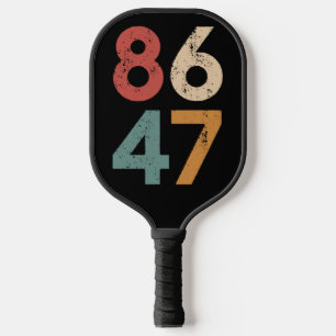 Palas De Pickleball Clásico Vintage Estilo 80s 86 47 Anti Trump 
