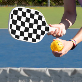 Palas De Pickleball Classic black checkerboard