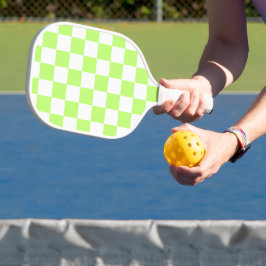 Palas De Pickleball Classic visual lime checkerboard