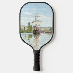 Palas De Pickleball Claude Monet. Buques montando en el Sena en Ruán