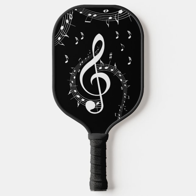 Palas De Pickleball Climactic G Clef Music Black (Anverso)
