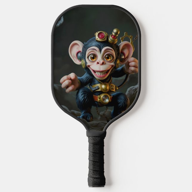 Palas De Pickleball Clockwork Cavekeeper – El mono susurrante (Anverso)