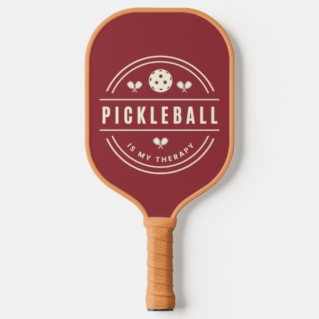 Palas De Pickleball Club Team Player Pickleball es mi terapia (Anverso)