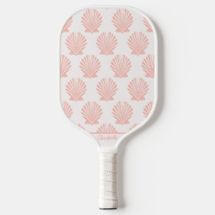 Palas De Pickleball Coastal Pastel Seashells