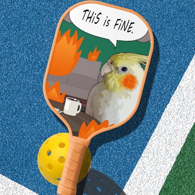 Palas De Pickleball Cockatiel Esto Es Un Buen Meme De Ave Graciosa Sar (Subido por el creador)