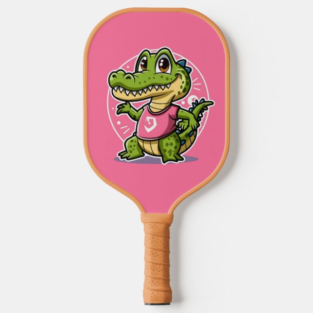Palas De Pickleball cocodrilo (Anverso)