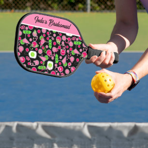 Palas De Pickleball Cóctel Pickleball Bridal Party Cosmo