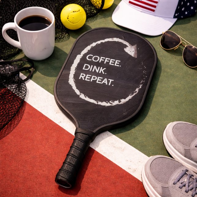 Palas De Pickleball Coffee. Dink. Repeat. Custom Phrase (Subido por el creador)