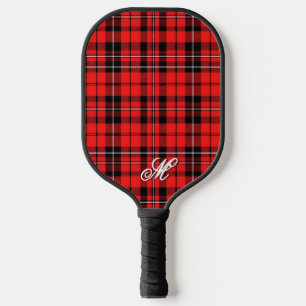 Palas De Pickleball Colección popular tartán de plaqueta roja tradicio