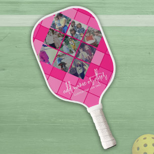 Palas De Pickleball Collage de patrones de diamantes de 9 fotos - Giro