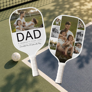 Palas De Pickleball Collage del Día del Padre para Papá de una Hija 8