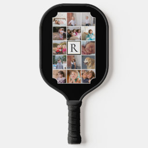 Palas De Pickleball Collage fotográfico monograma esquinas curvadas ne