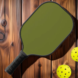 Palas De Pickleball Color de aceituna dulce y sólido moderno de mediad