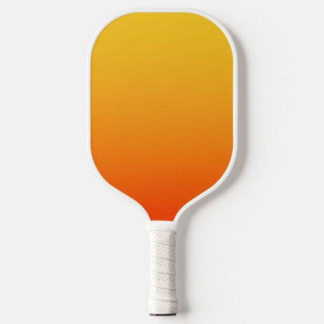 Palas De Pickleball Color Naranja Amarillo (Anverso)
