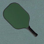 Palas De Pickleball Color negro verde esmeralda sólido<br><div class="desc">Un rico y sabroso matiz de verde forestal. Este color evoca el denso follaje de bosques antiguos y el olor refrescante del pino. Este verde refinado es conocido por su profundidad y elegancia. Este ambiente atemporal combina a la perfección la calma con la vitalidad. Eleva tu espacio con el encanto...</div>