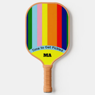 Palas De Pickleball Color Retro Divertido Genial y Vívido 