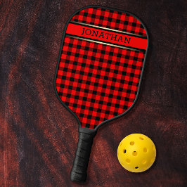 Palas De Pickleball Color rojo y negro Nombre de patrón de plástico mo