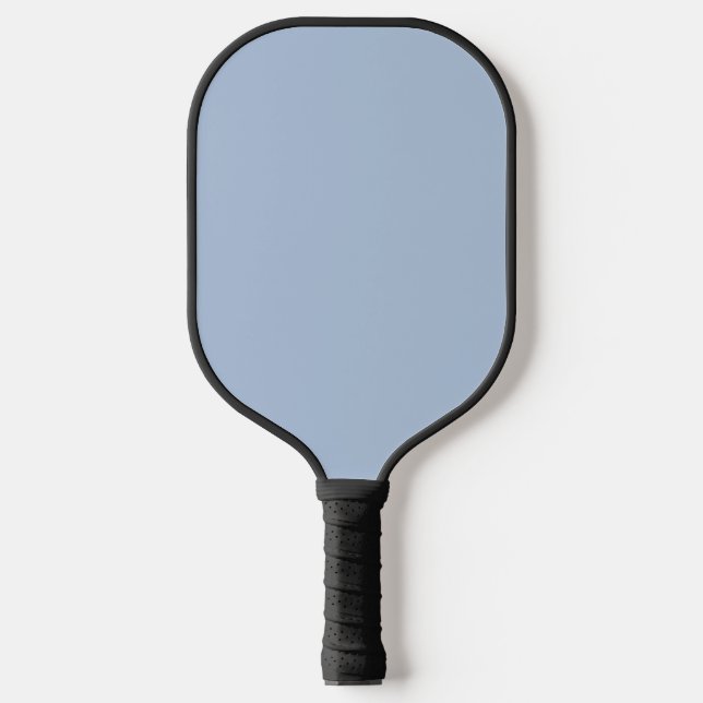 Palas De Pickleball Color sólido azul de acero ligero (Anverso)