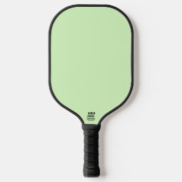 Palas De Pickleball Color sólido de hoja de té verde pastel