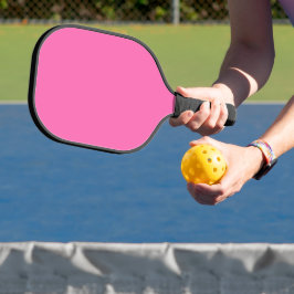 Palas De Pickleball Color sólido neón rosado caliente | Clásica