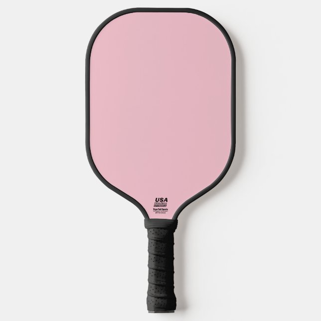 Palas De Pickleball Color Sólido Rosa Té (Anverso)