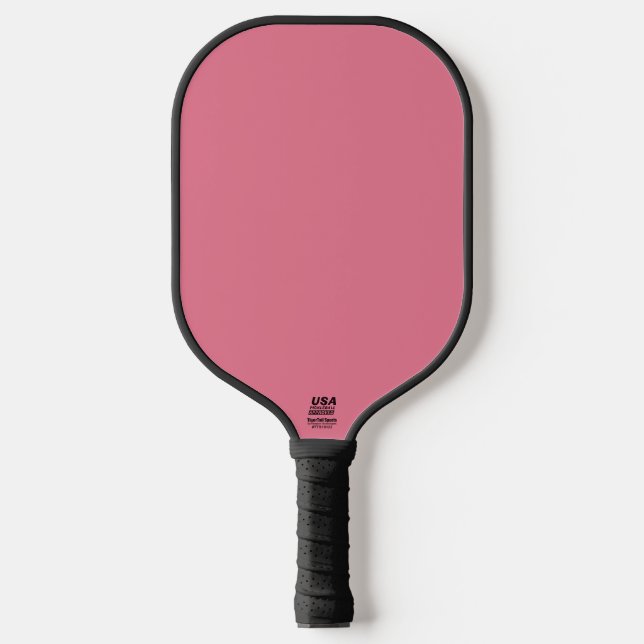 Palas De Pickleball Color Sólido Rosa Tulipán de Moda (Anverso)