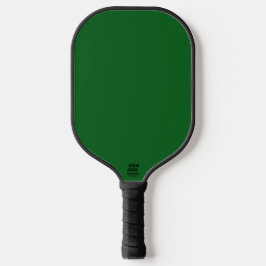 Palas De Pickleball Color sólido verde de los pinos del bosque