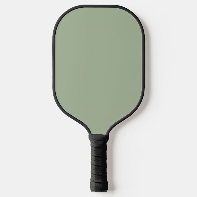 Palas De Pickleball Color sólido verde Laurel (Anverso)