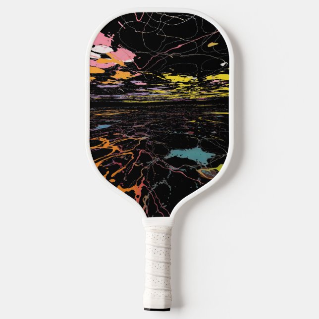 Palas De Pickleball Color Splatter on the Horizon (Reverso )