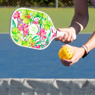 Palas De Pickleball Colores de verano audaces y florales
