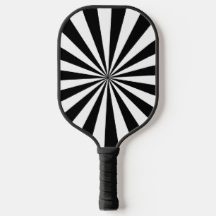 Palas De Pickleball Colores DIY Rayos Explosión de Sol Negro Blanco S