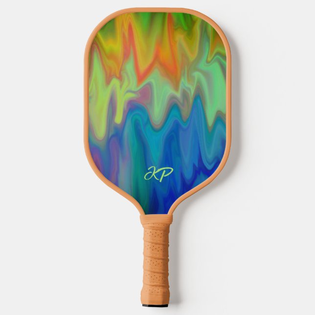 Palas De Pickleball Colores en llamas (Reverso )