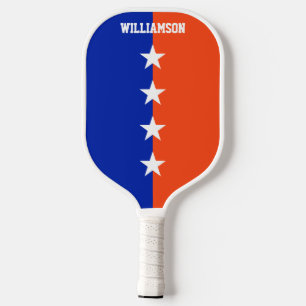 Palas De Pickleball Colores universitarios Royal Blue & Naranja