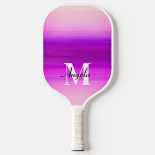 Palas De Pickleball colores vivos púrpura y rosa de la puesta de sol m