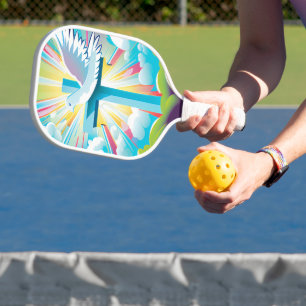 Palas De Pickleball Colorida bola cristiana cristiana de piquetes