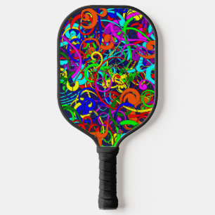 Palas De Pickleball Coloridos rizos y muelles