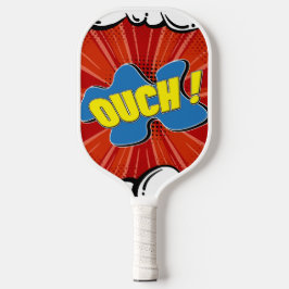 Palas De Pickleball Comic Book Art Pop Ouch Funny