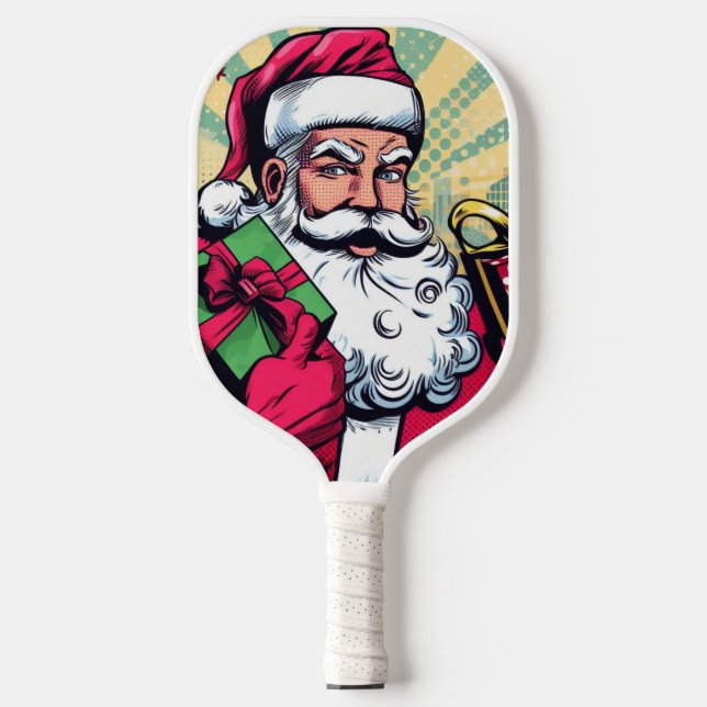 Palas De Pickleball Comic book Santa/Navidades (Anverso)