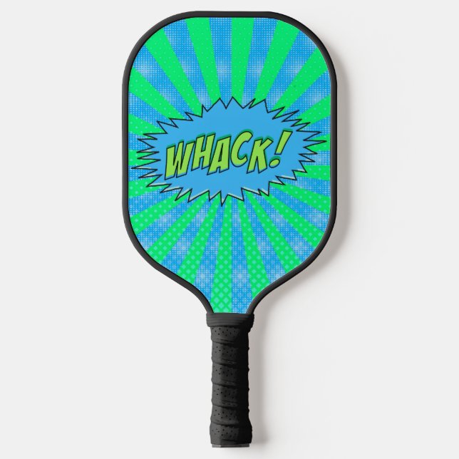 Palas De Pickleball Comic Whack Logo Paddle (Anverso)
